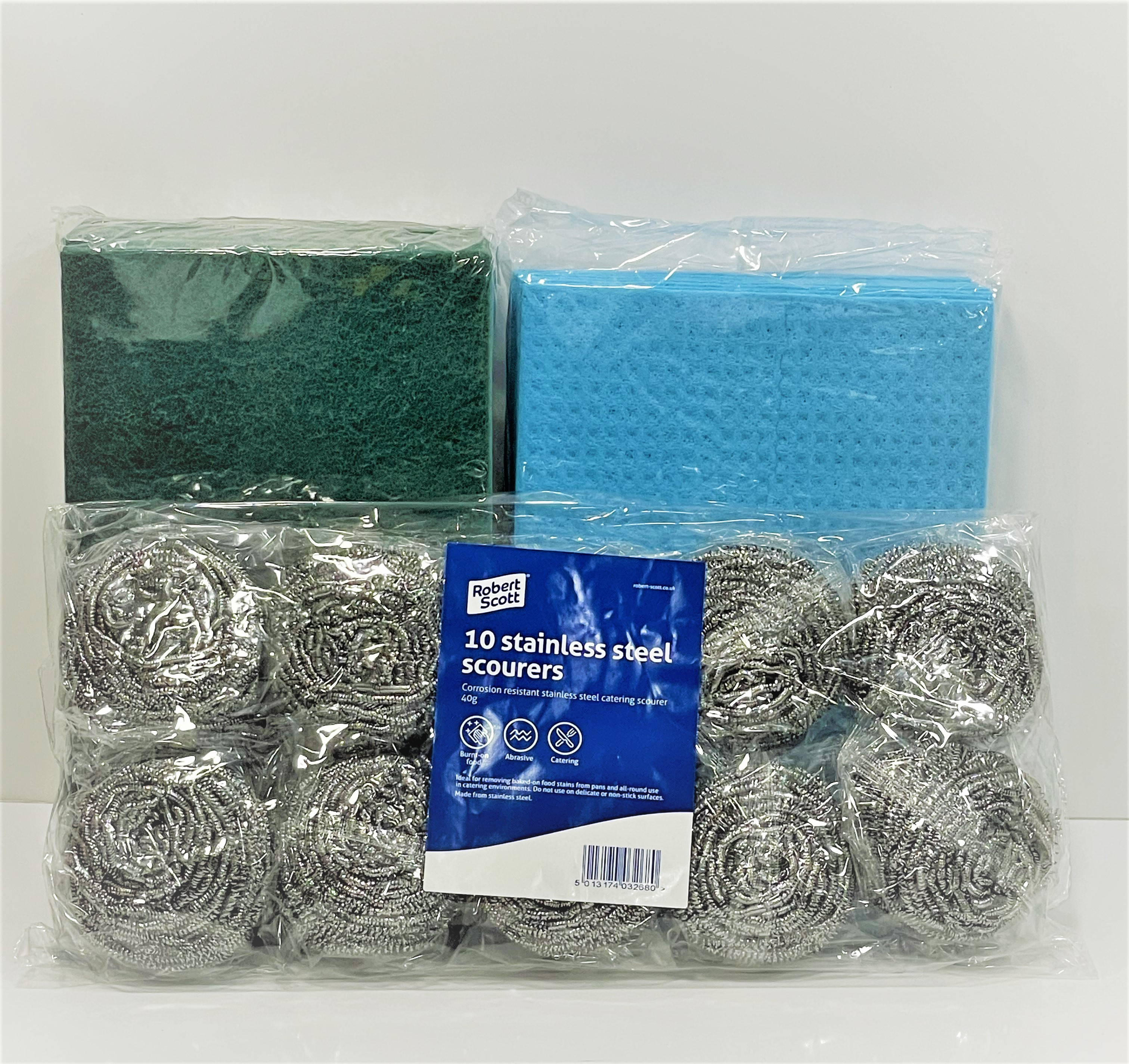 STAINLESS STEEL SCOURERS