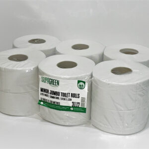 MINI JUMBO TOILET ROLL - 12 Rolls