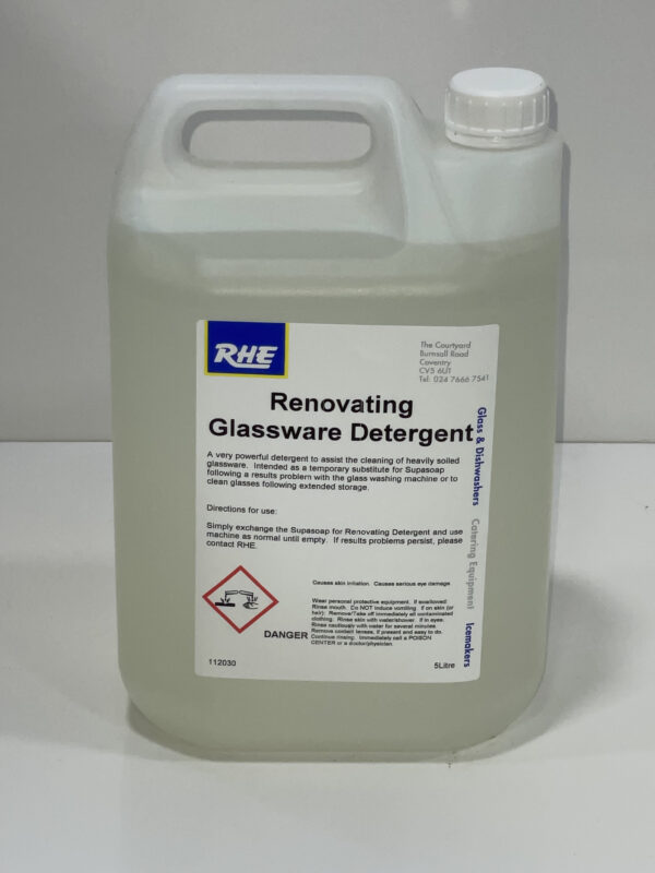 RENOVATING GLASSWARE DETERGENT